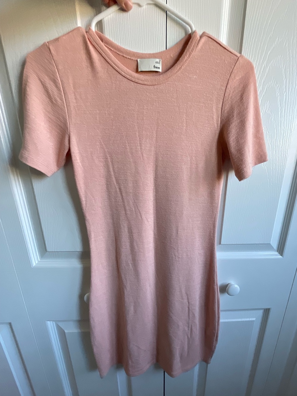 Wilfred Blush Pink Mini Dress